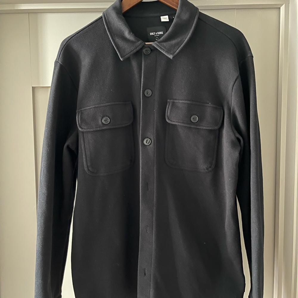 Only & sons twill relaxed fit overshirt